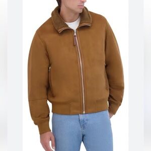 Robert Graham Vegan Suede Bomber Jacket NEW SZ S